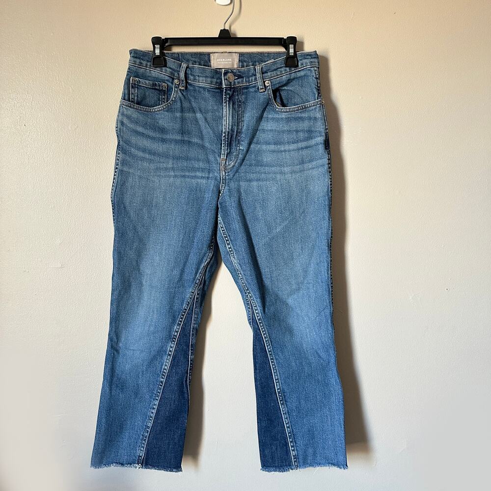 Everlane The Cheeky Bootcut Jean Womens Size 32 Crop Medium Blue Denim Classic